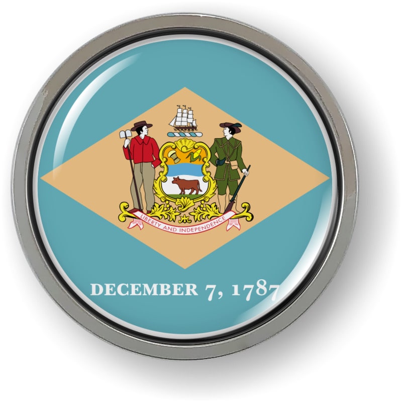 Delaware - State Flag Emblem